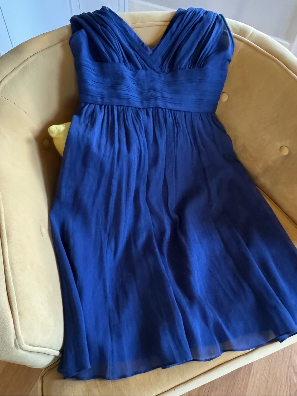 J Crew Silk Chiffon Sleeveless Dress size 4